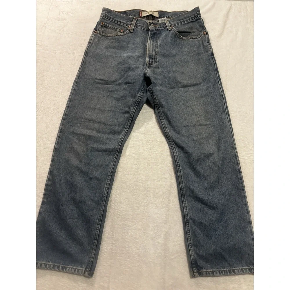 Vintage Levis 505 Jeans Mens 34x30 (actual 34x29)  Blue Regular Fit Straight Leg